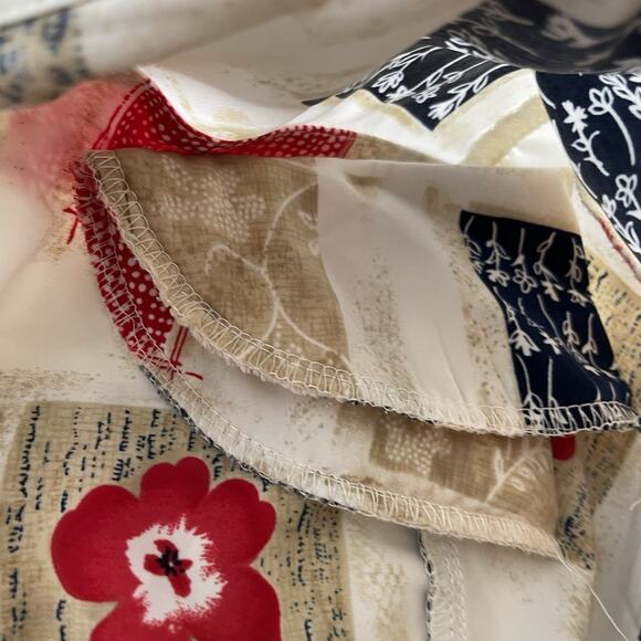 Alfred Dunner Women's Patchwork Floral Button Up Blouse Size 16 Career Classic - Picture 14 of 14